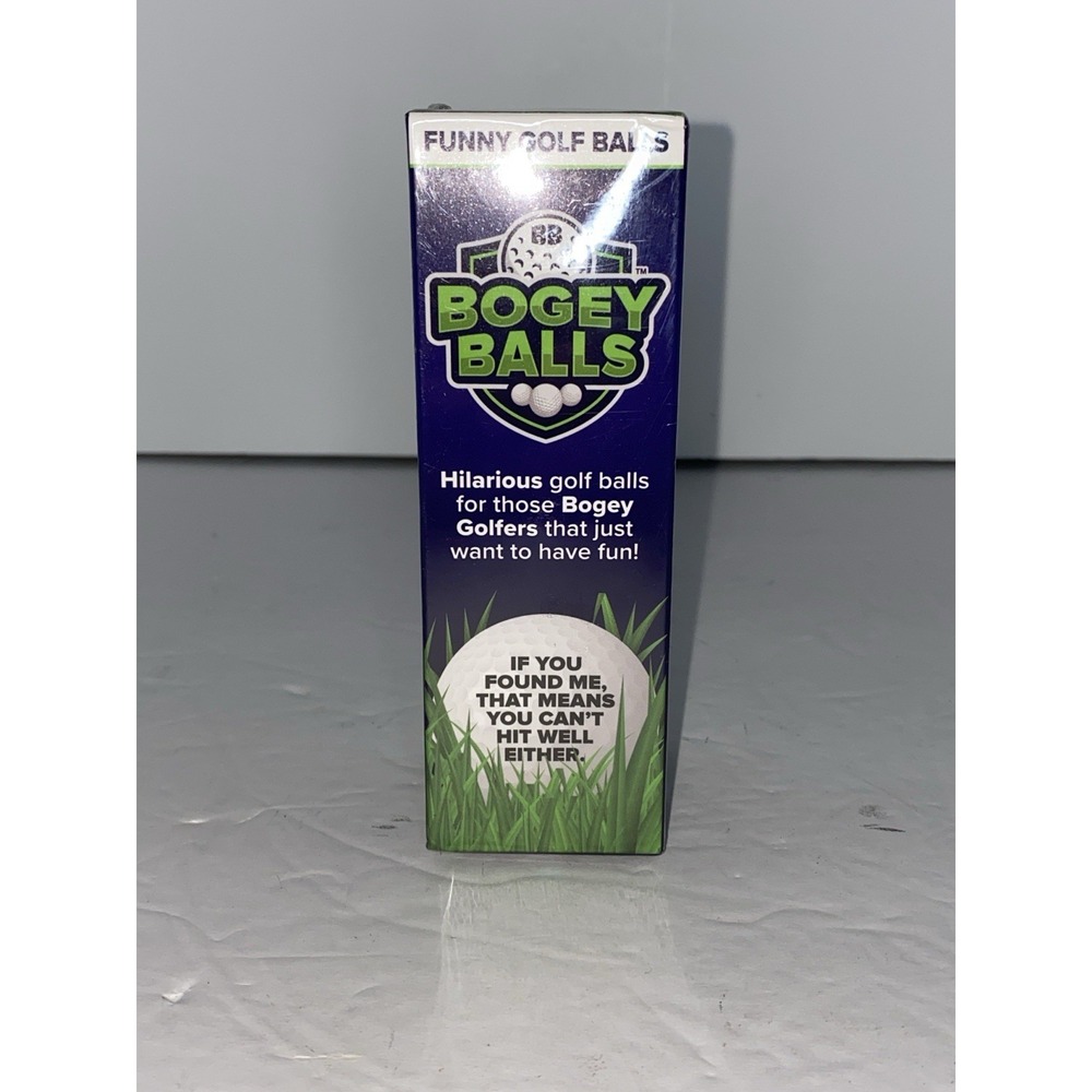 Laughing Smith Funny Bogey Balls 3 Pack - The Funniest Balls In Golf - New!!!